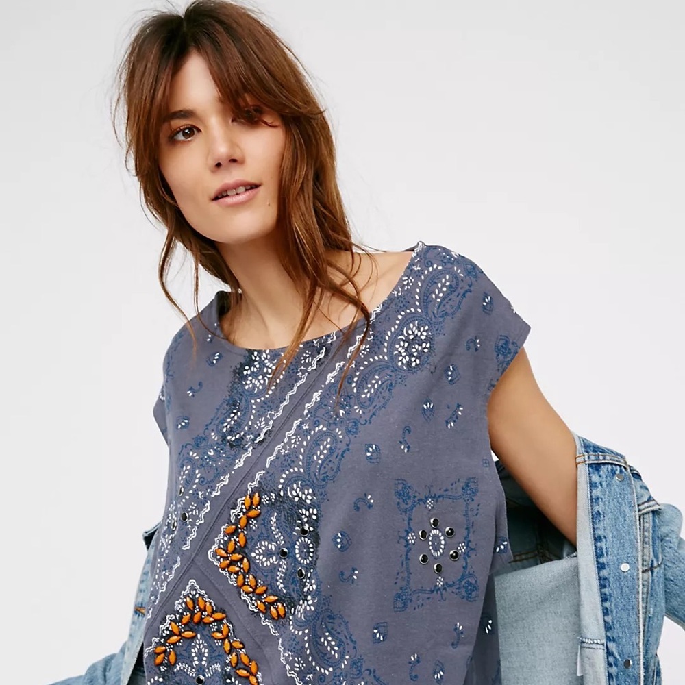 Free People  Bandit Tee XS